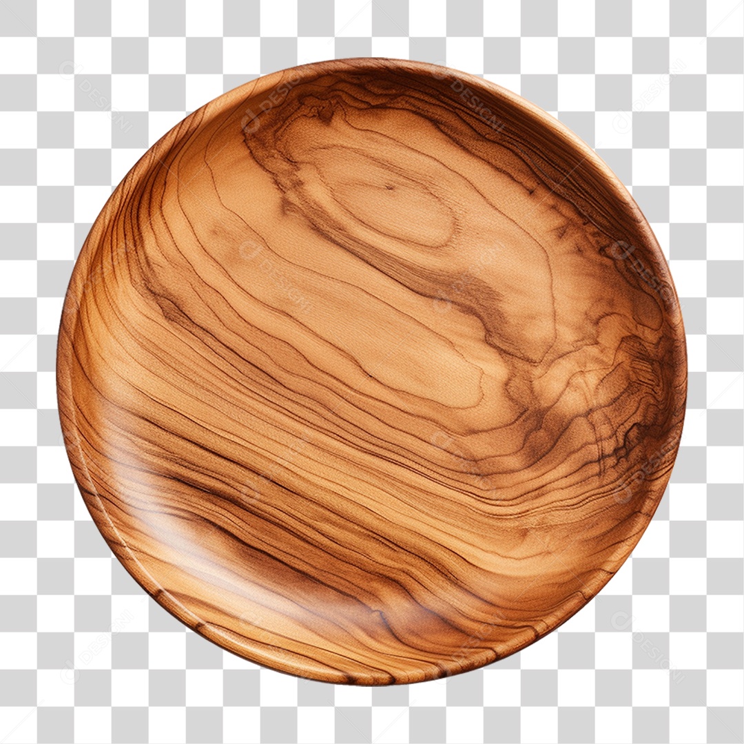 Prato de Madeira PNG Transparente