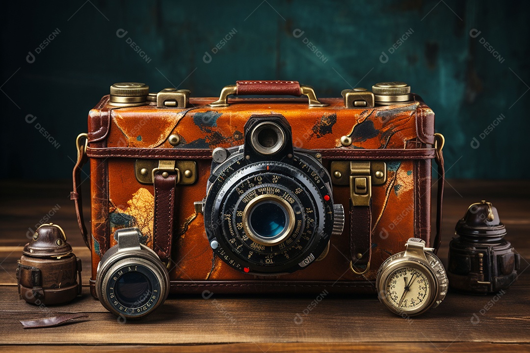 Camera antiquada vintage linda