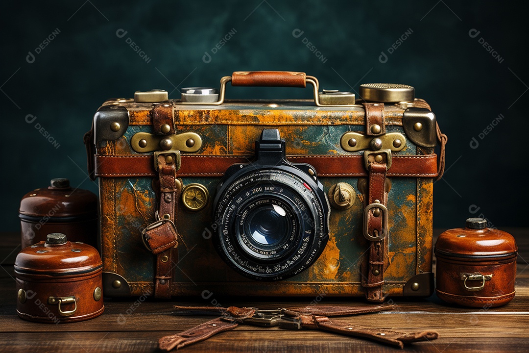 Camera antiquada vintage linda