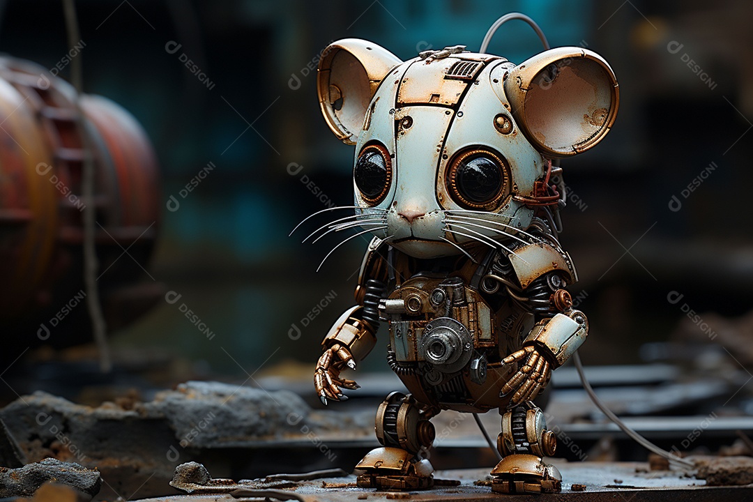 Robô com estrutura de animal