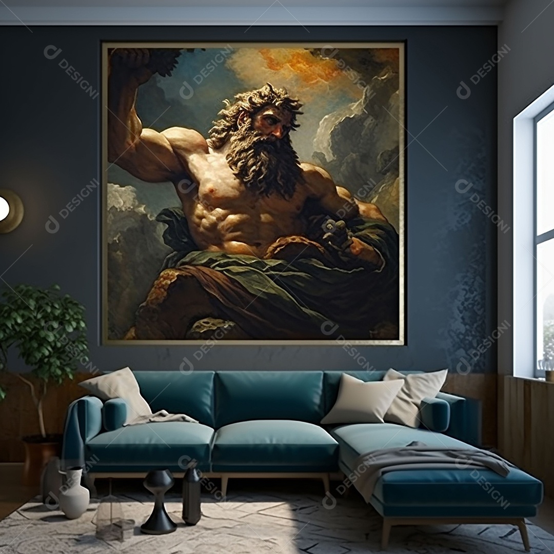 Sala com sofá moderno linda e aconchegante