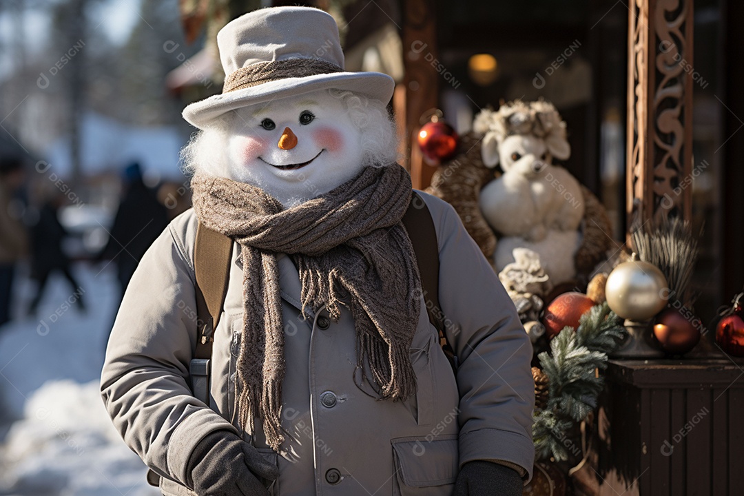 Bonecos de neve para o natal
