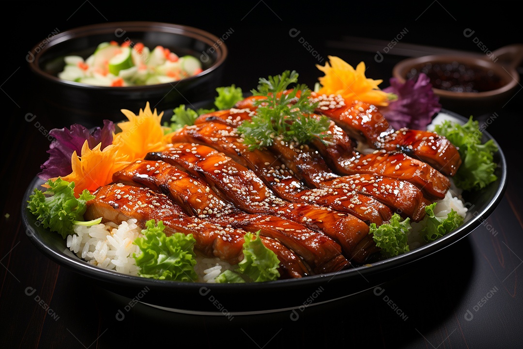 Salada japonesa saudável