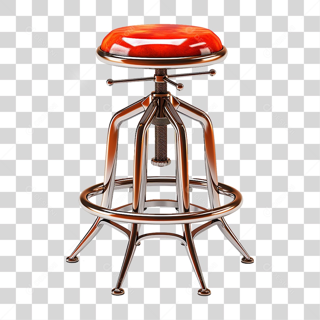 Banco com Barra de Ajuste PNG Transparente