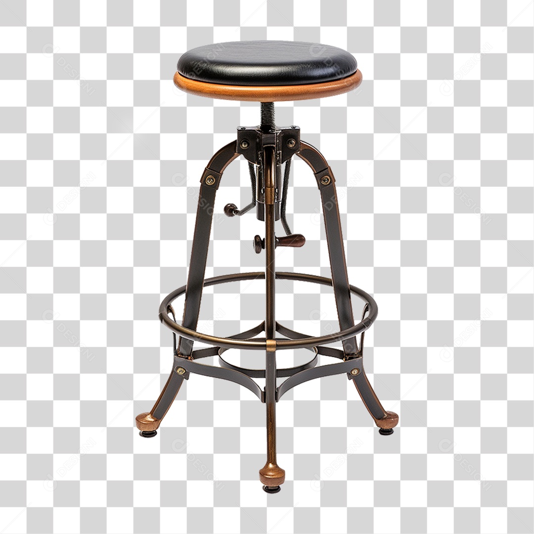 Banco com Barra de Ajuste PNG Transparente