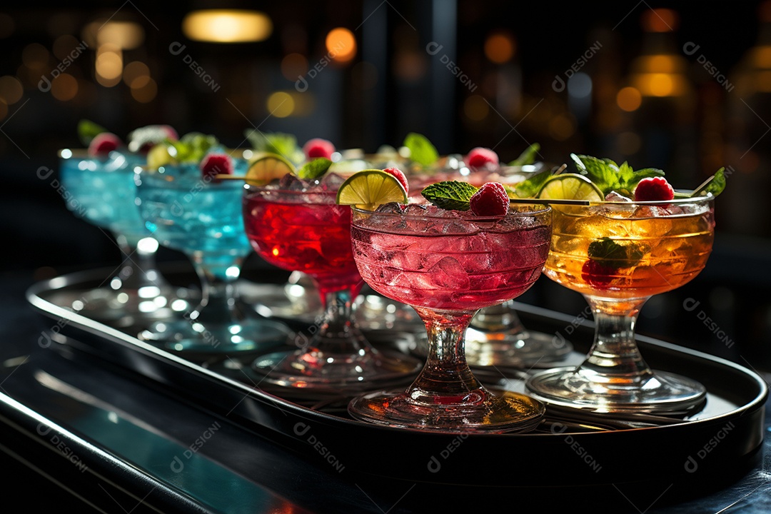 Coquetéis senoidais Shagadelic para celebrações de meio de ano