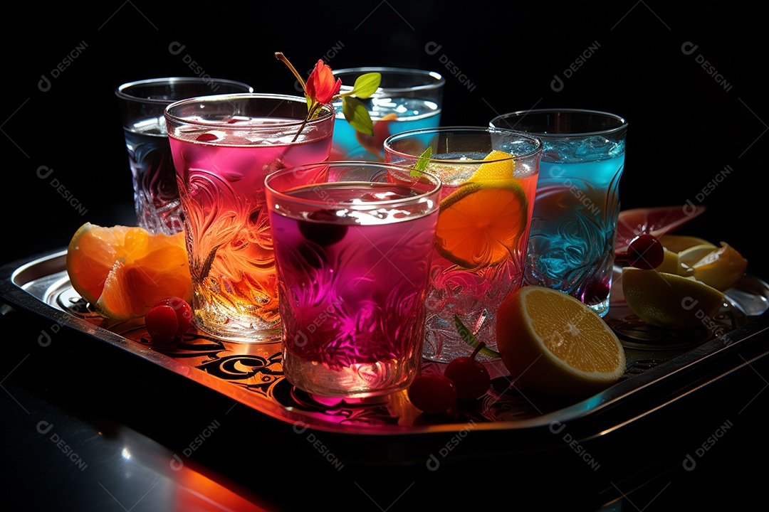 Coquetéis senoidais Shagadelic para celebrações de meio de ano