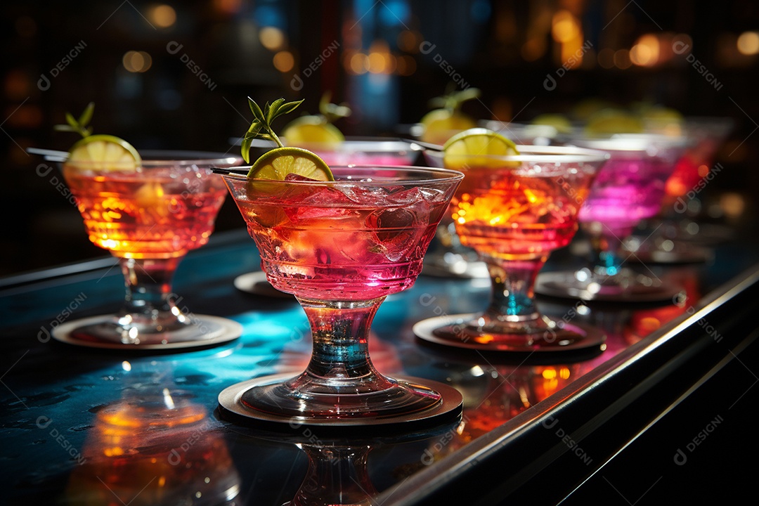 Coquetéis senoidais Shagadelic para celebrações de meio de ano