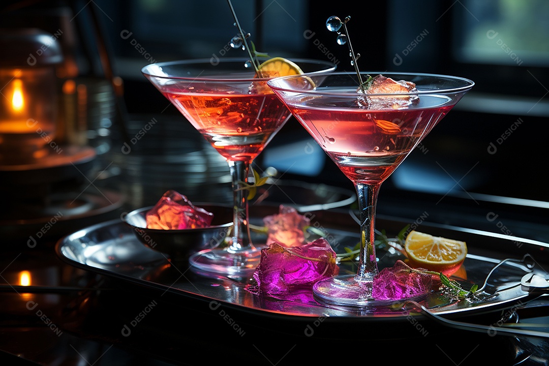 Coquetéis senoidais Shagadelic para celebrações de meio de ano