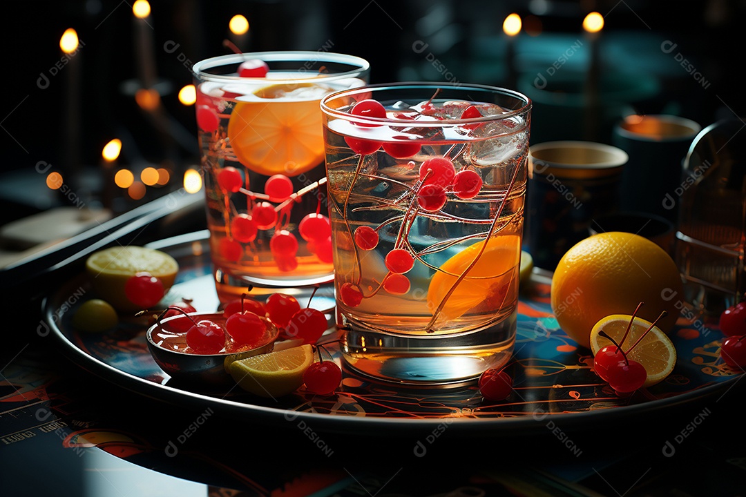 Coquetéis senoidais Shagadelic para celebrações de meio de ano