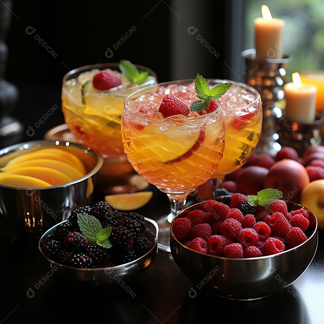 Coquetéis senoidais Shagadelic para celebrações de meio de ano