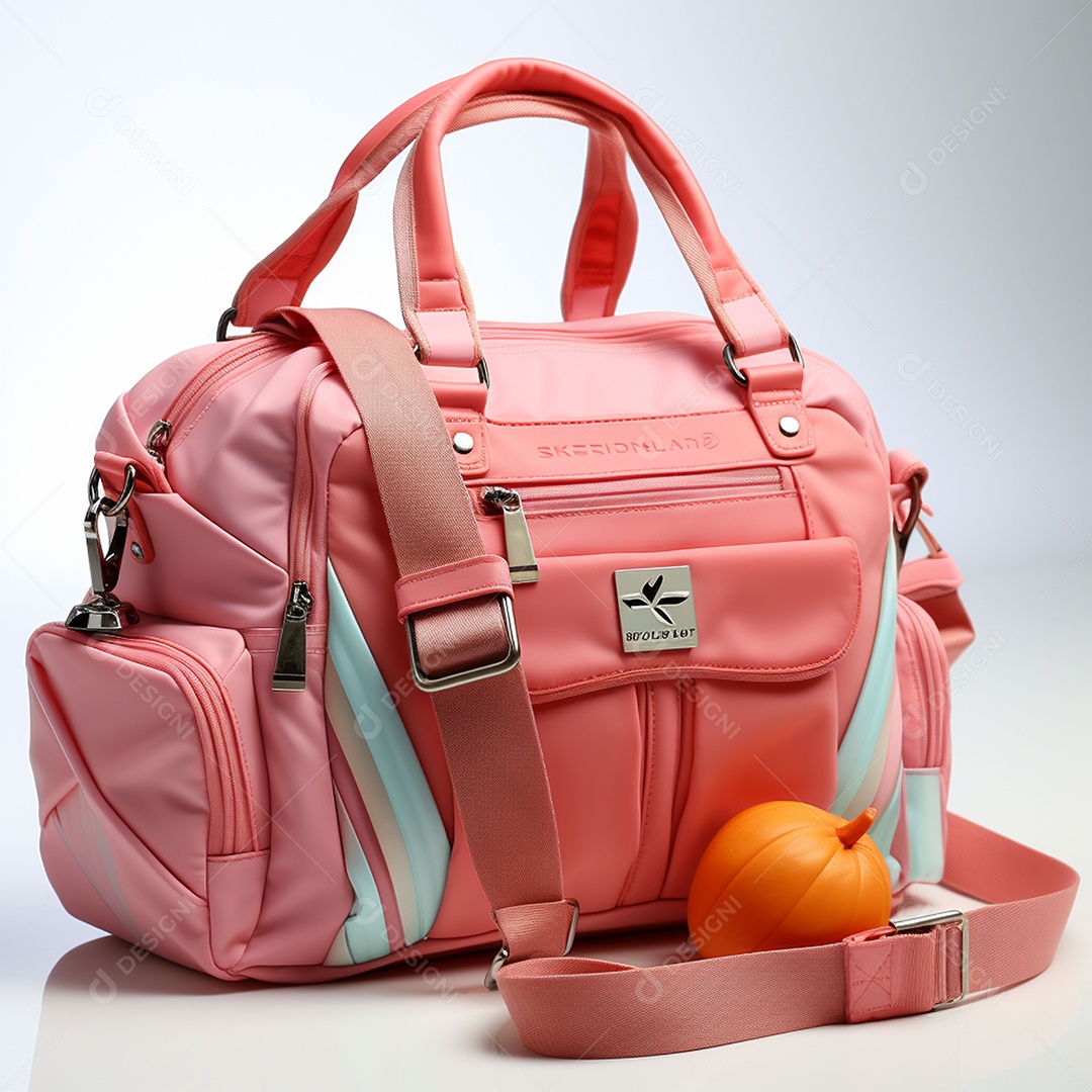 Pequena bolsa de ginástica feminina à prova dágua