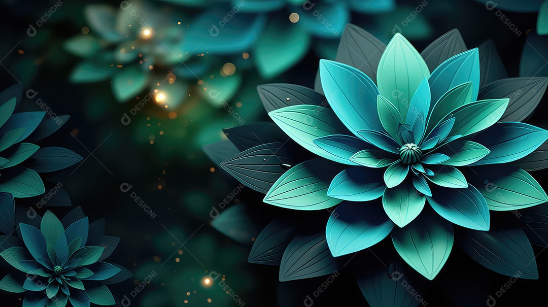 fundo de flores de papel coloridas