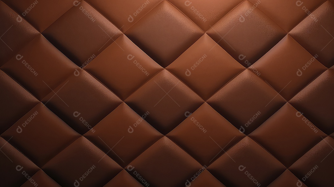 Fundo de textura de estofamento de couro marrom de luxo