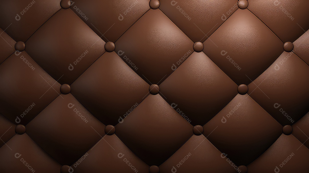 Fundo de textura de estofamento de couro marrom de luxo