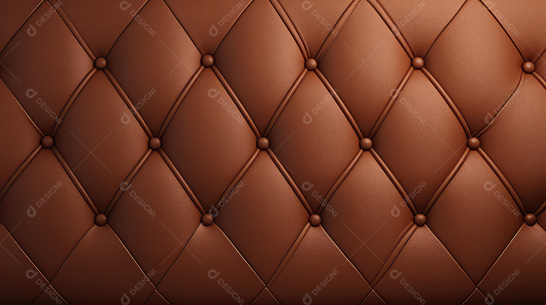 Fundo de textura de estofamento de couro marrom de luxo