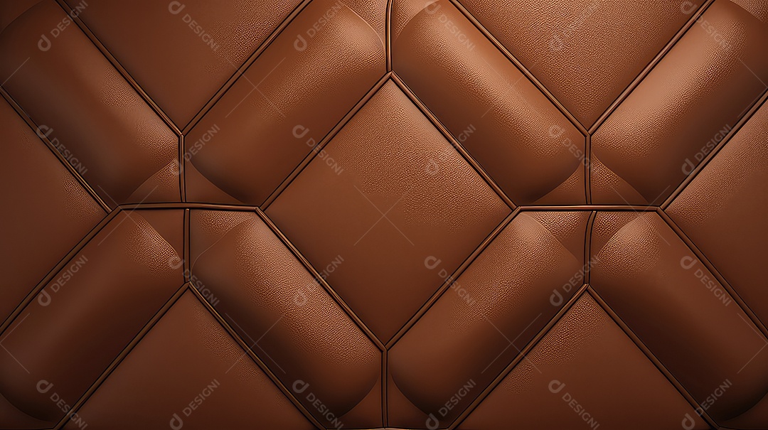 Fundo de textura de estofamento de couro marrom de luxo