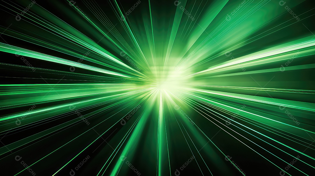 Movimento de velocidade verde abstrato na estrada