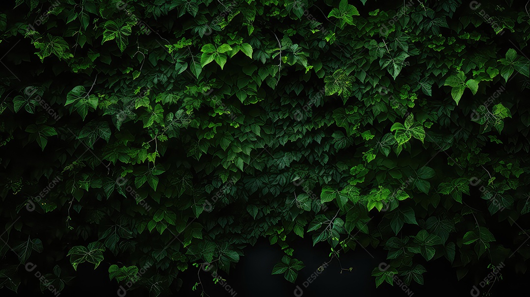 Fundo de textura de parede de hera verde