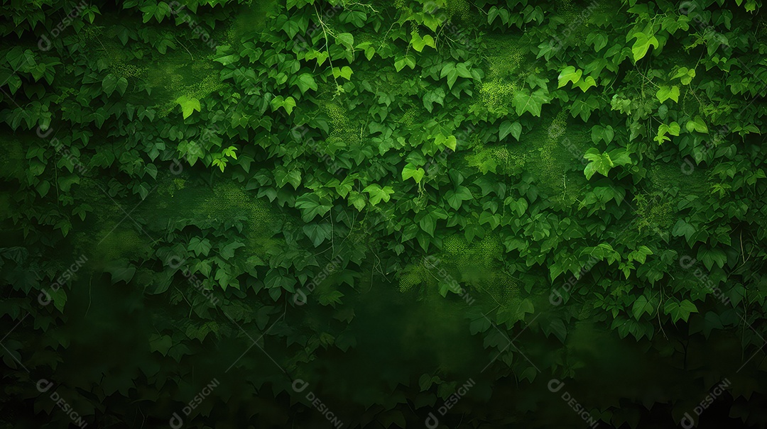 Fundo de textura de parede de hera verde