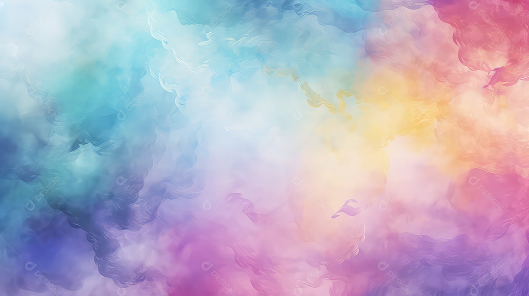 Pastel colorido abstrato com fundo de pintura multicolorida em gradiente