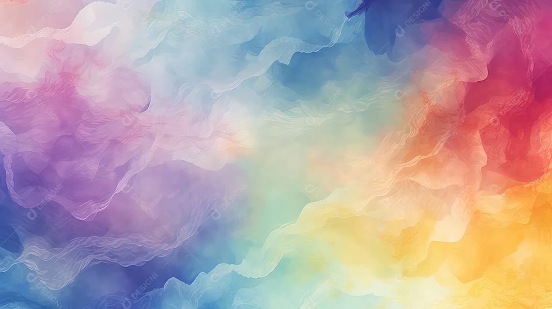 Pastel colorido abstrato com fundo de pintura multicolorida em gradiente