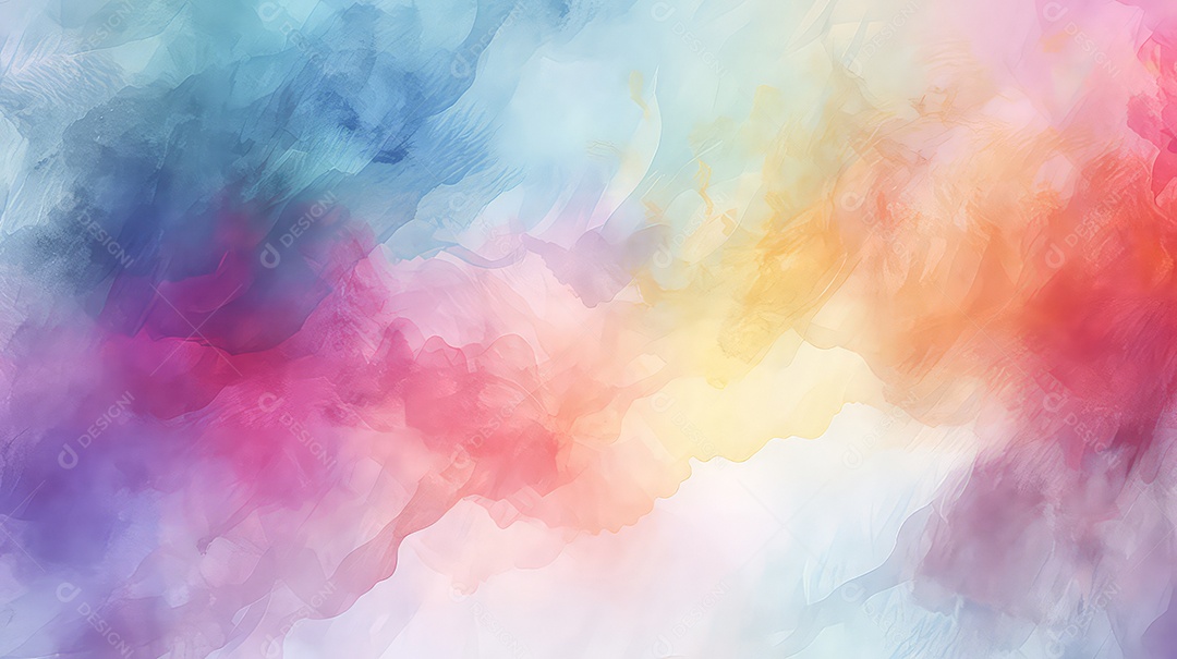 Pastel colorido abstrato com fundo de pintura multicolorida em gradiente