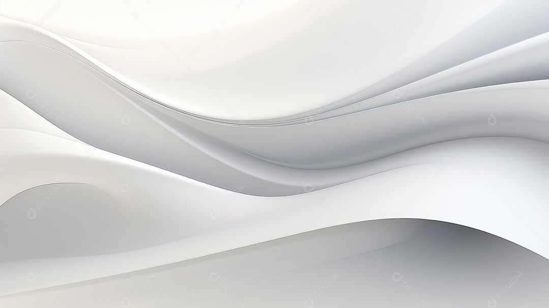 Fundo abstrato branco com linhas suaves