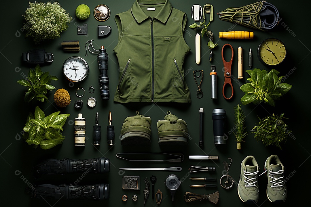 Objetos esportivos na loja