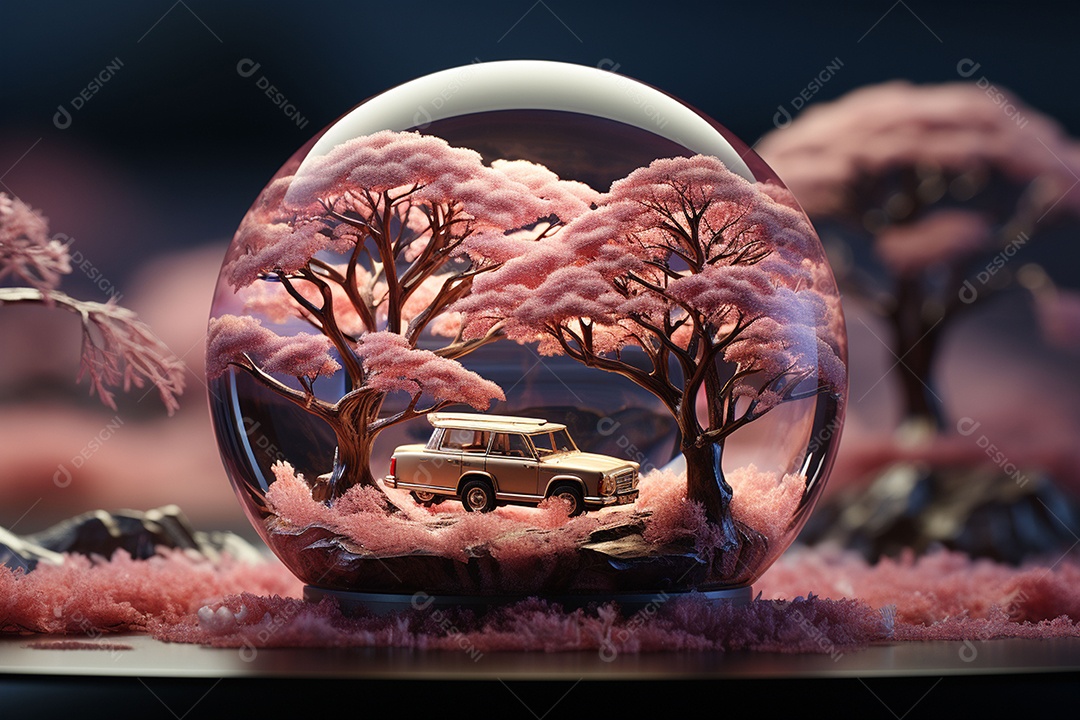 Bola de cristal super delicada