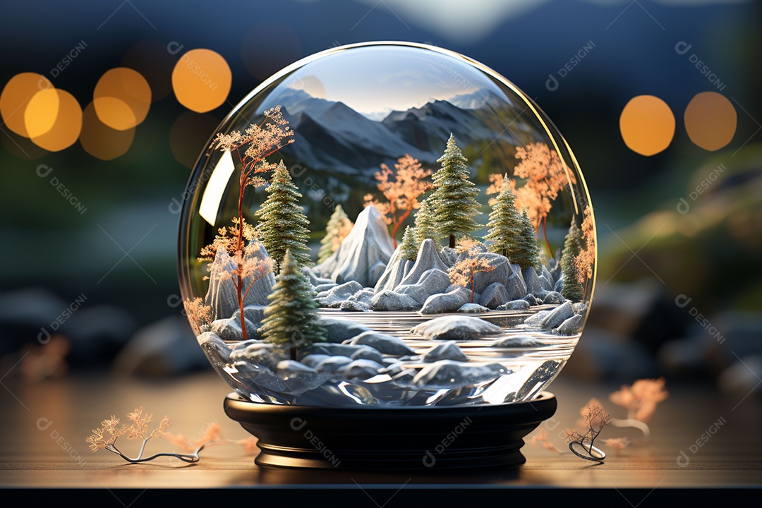 Bola de cristal super delicada