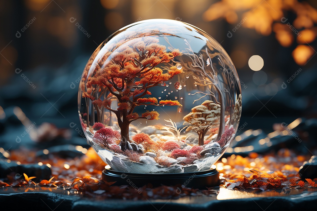 Bola de cristal super delicada