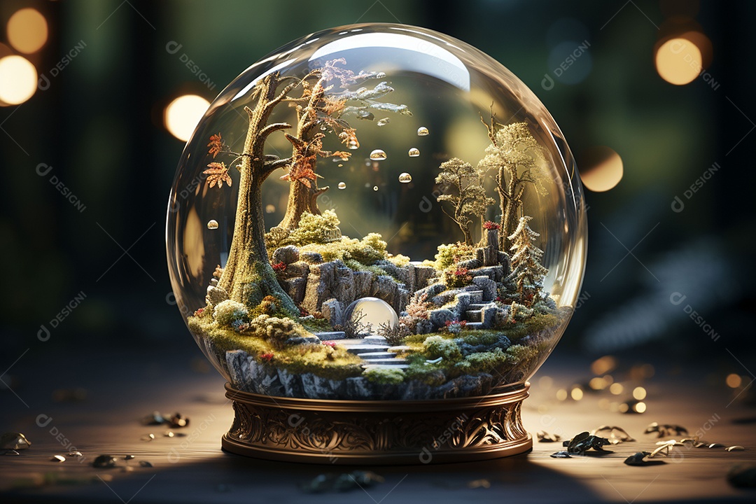 Bola de cristal super delicada