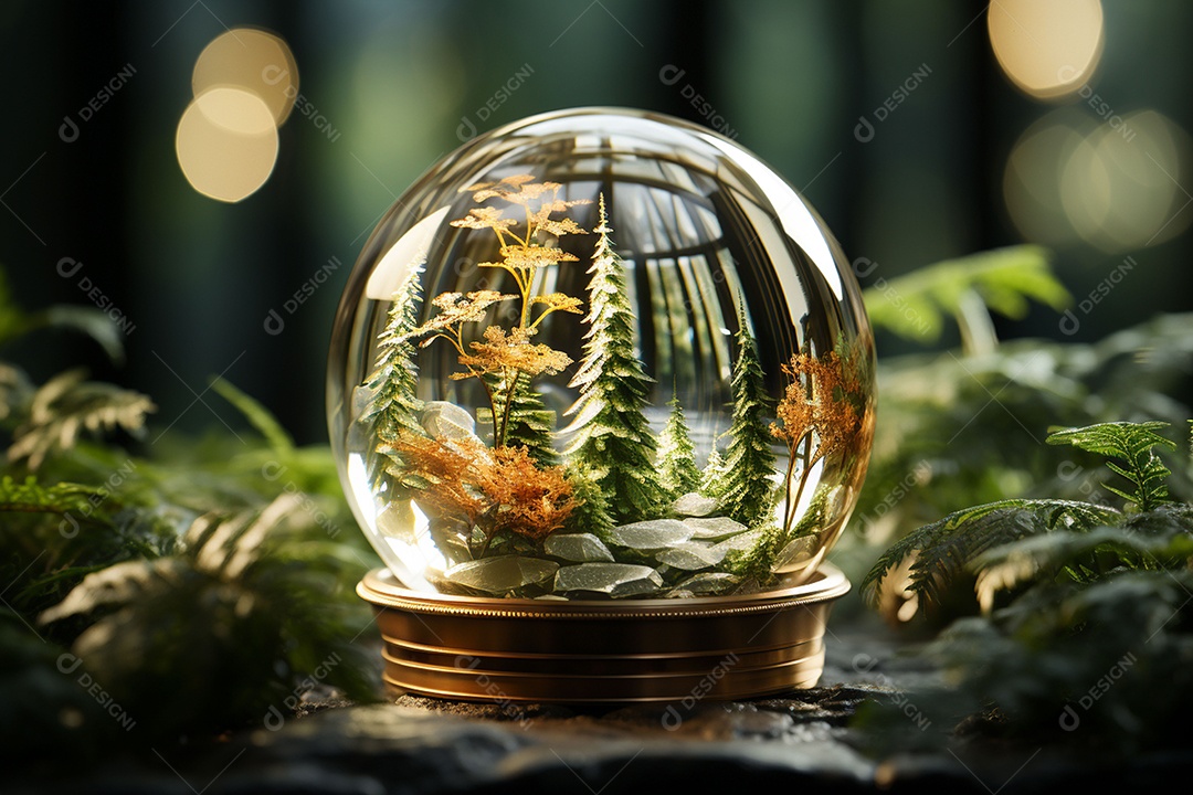 Bola de cristal super delicada