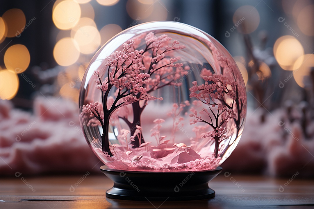 Bola de cristal super delicada