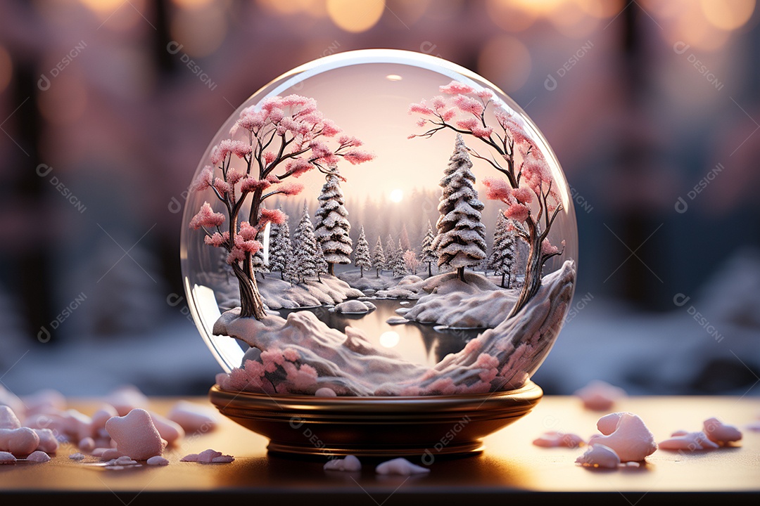 Bola de cristal super delicada