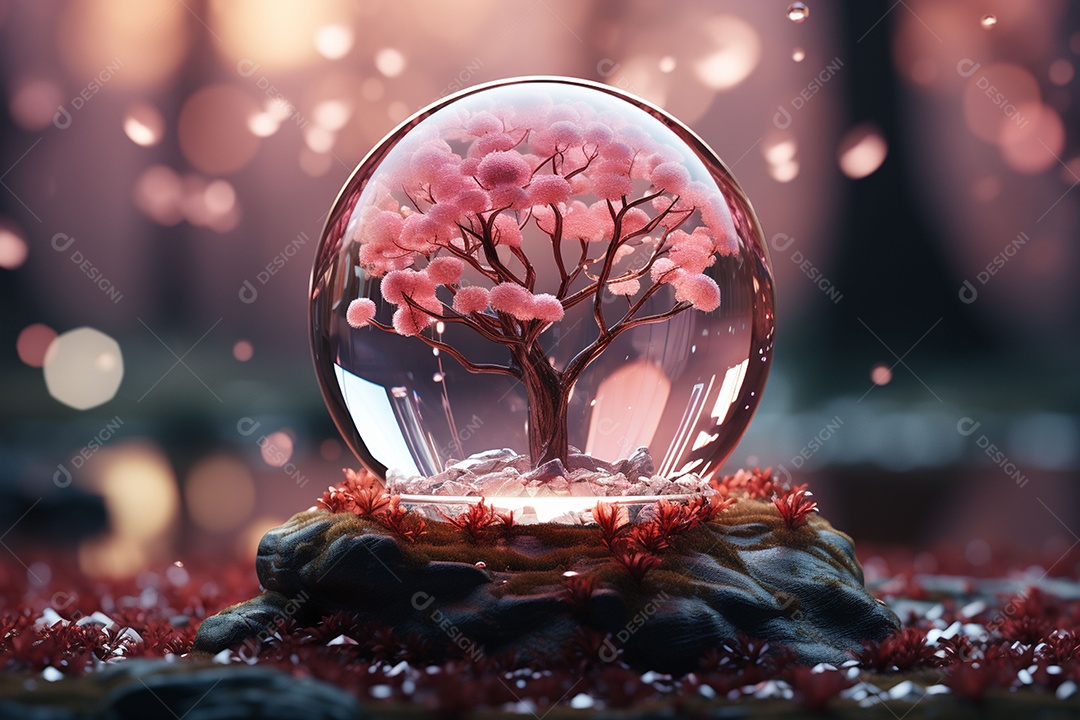 Bola de cristal super delicada