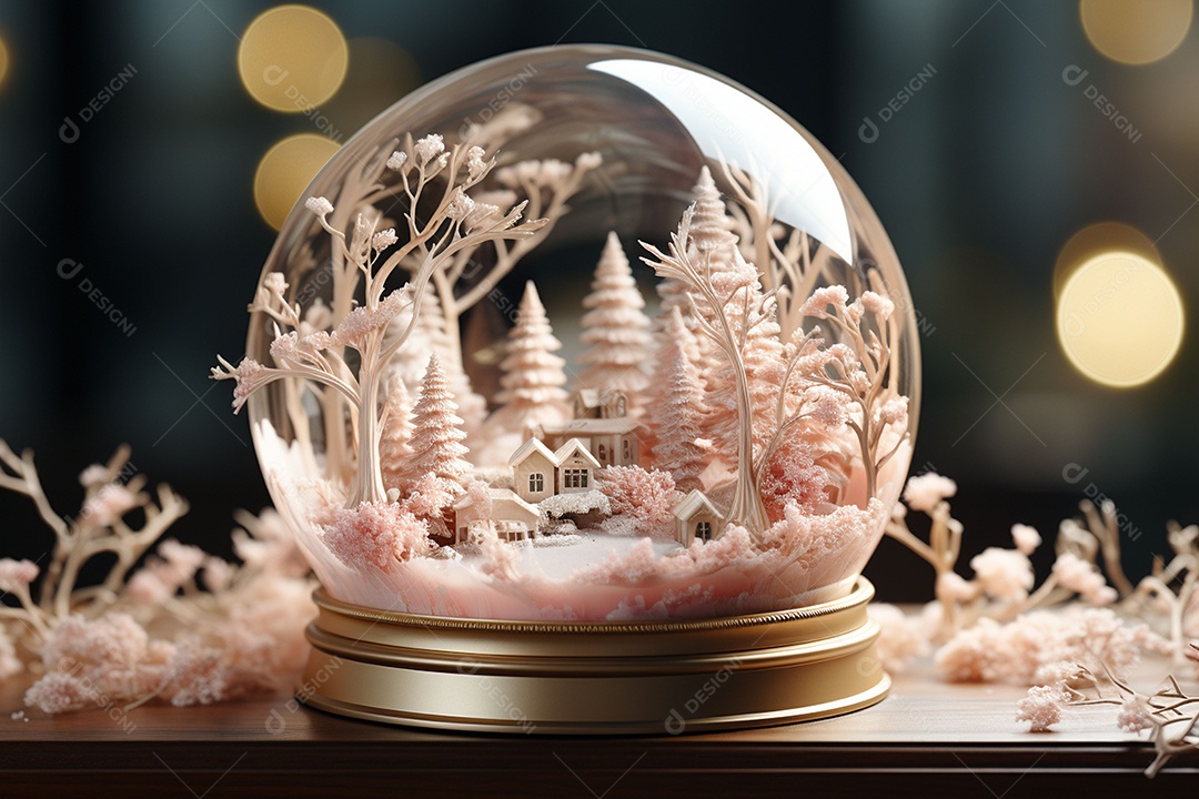 Bola de cristal super delicada