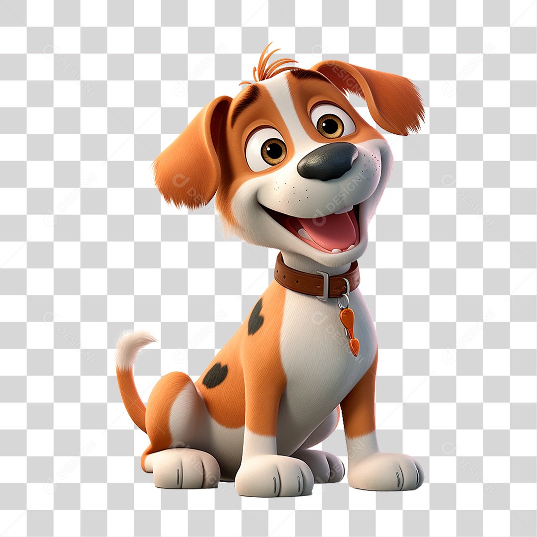 Mascote Cachorro PNG Transparente