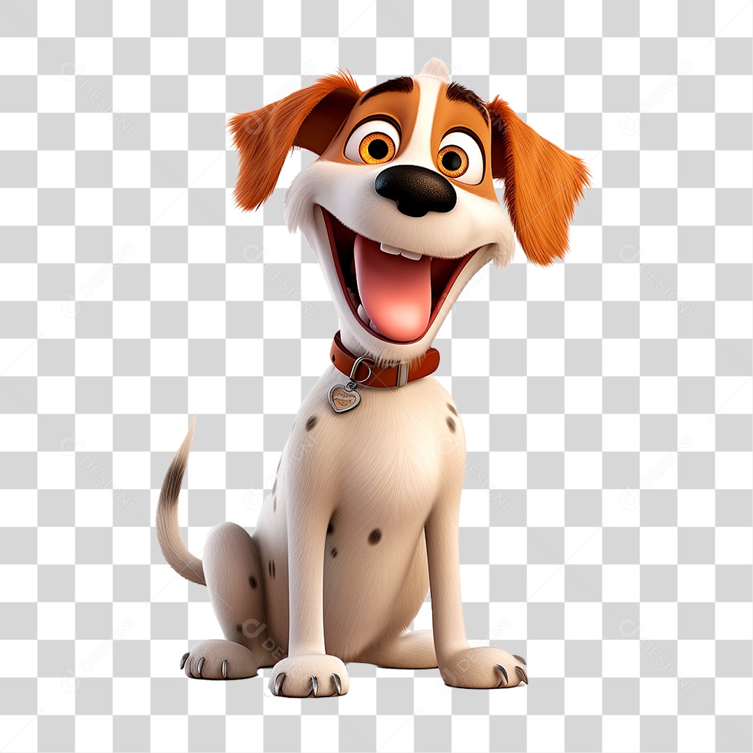 Mascote Cachorro PNG Transparente