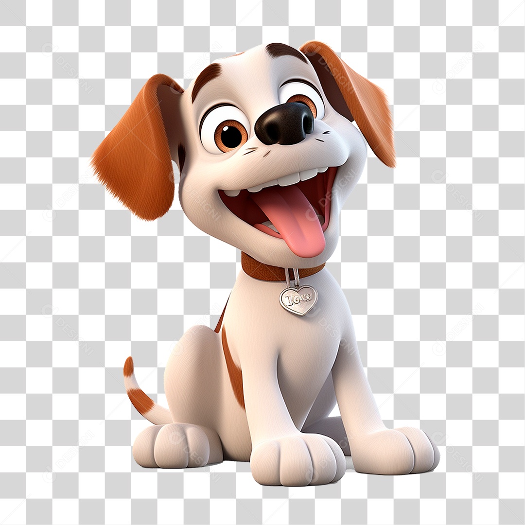 Mascote Cachorro PNG Transparente