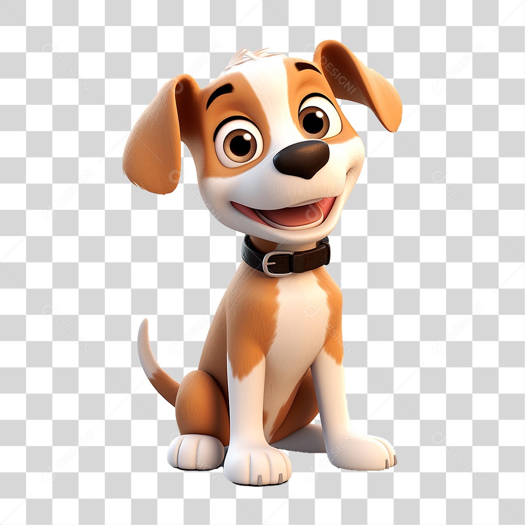 Mascote Cachorro PNG Transparente