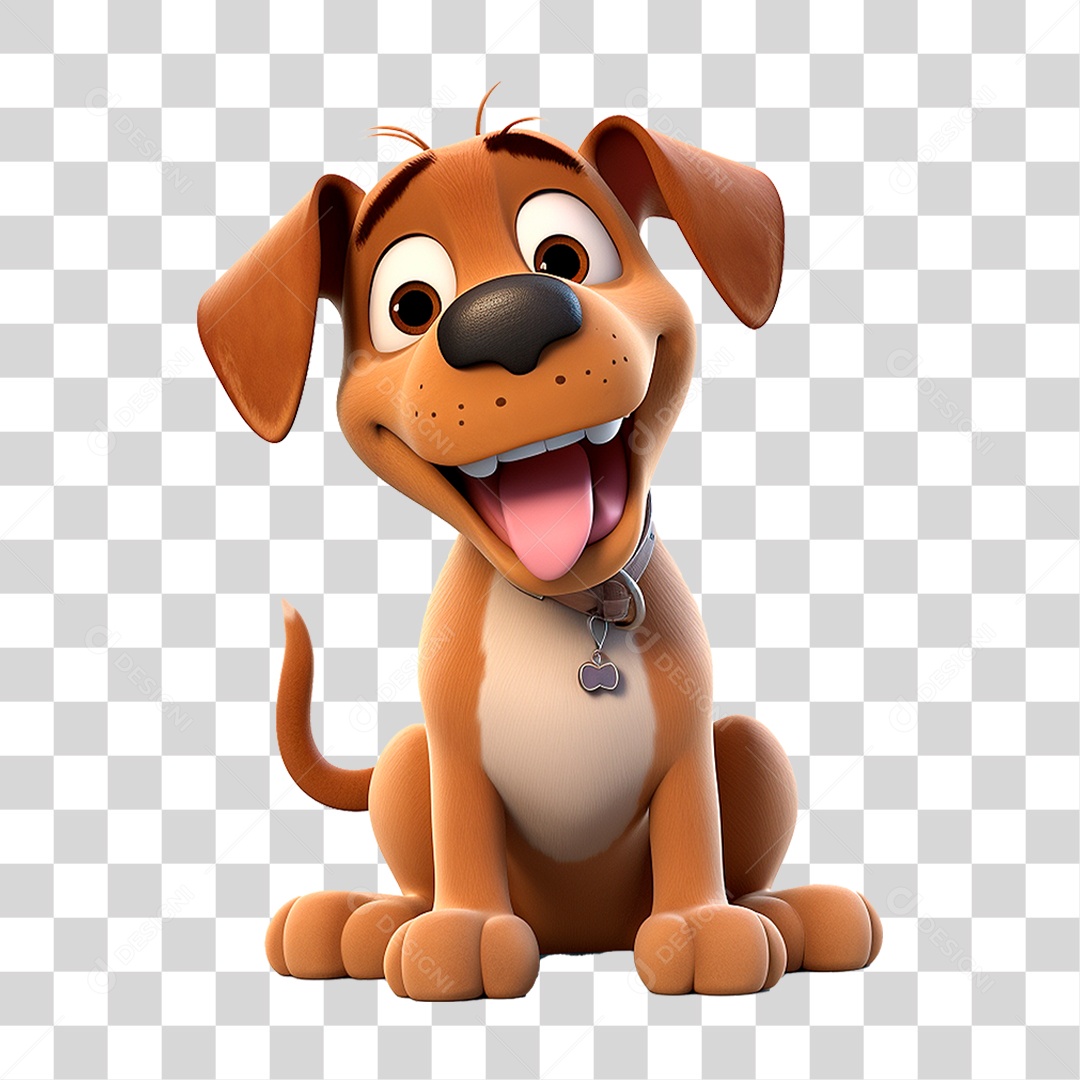 Mascote Cachorro PNG Transparente