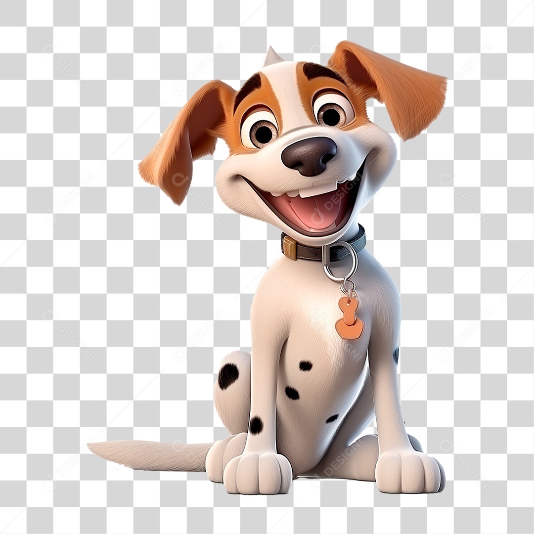 Mascote Cachorro PNG Transparente
