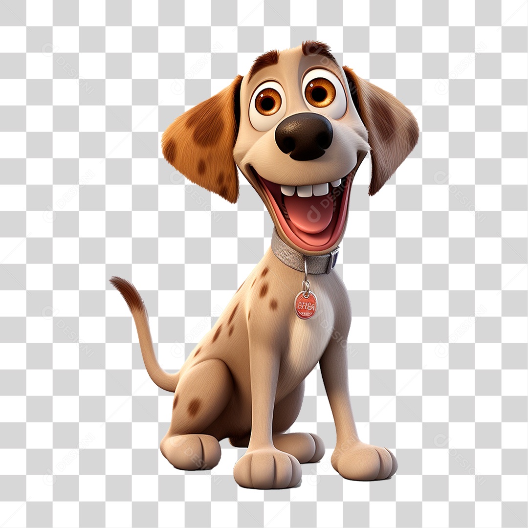 Mascote Cachorro PNG Transparente