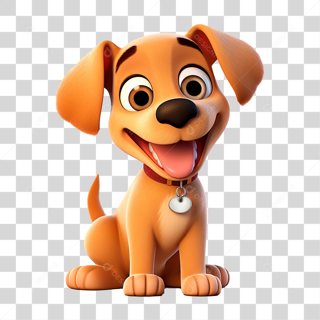 Mascote Cachorro PNG Transparente