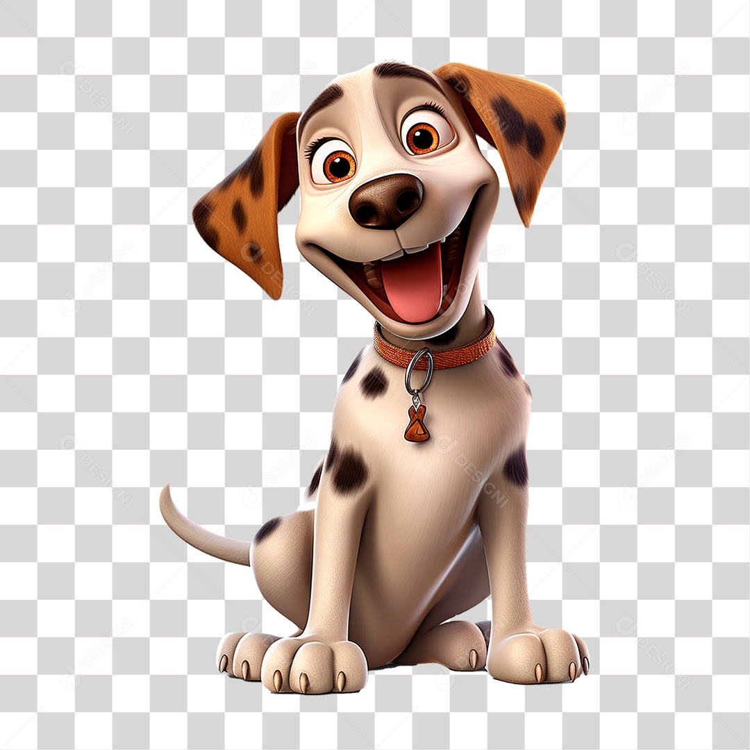 Mascote Cachorro PNG Transparente