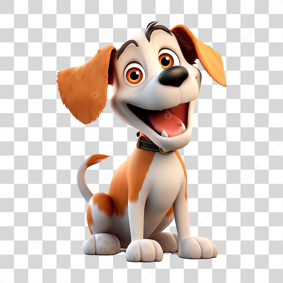 Mascote Cachorro PNG Transparente