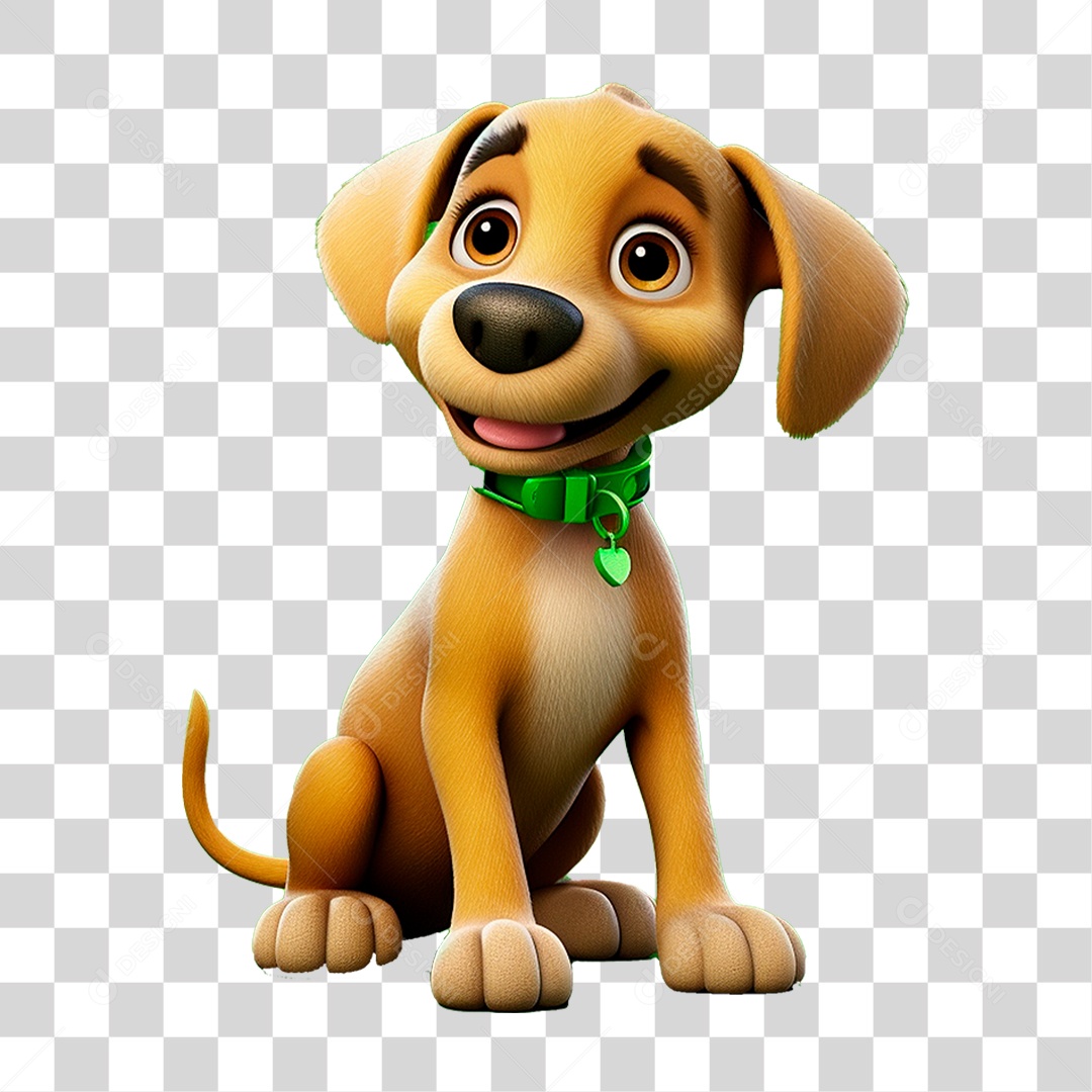 Mascote Cachorro PNG Transparente