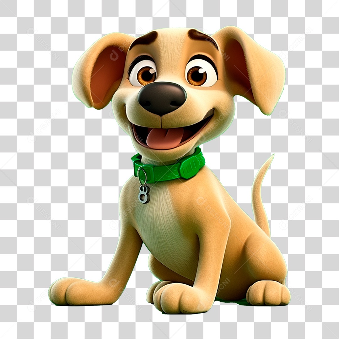 Mascote Cachorro PNG Transparente
